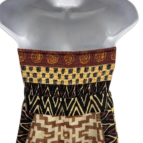 Anthropologie Verb Cut Out Geometric MIDI Dress Size 6 - Picture 8 of 8